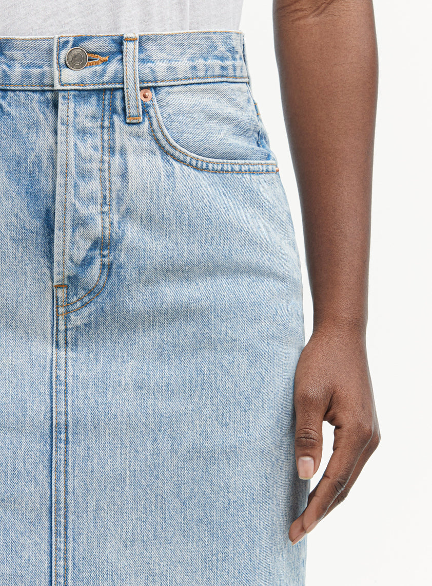Denim Midi Skirt
